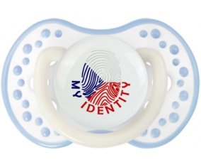 Empreinte My Identity République Tchèque Tétine LOVI Dynamic Blanc-cyan classique