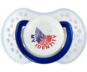 Empreinte My Identity République Tchèque Tétine LOVI Dynamic Marine-blanc-bleu classique