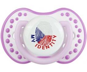 Empreinte My Identity République Tchèque Tétine LOVI Dynamic Blanc-mauve classique