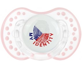 Empreinte My Identity République Tchèque Tétine LOVI Dynamic Retro-blanc-rose-tendre classique