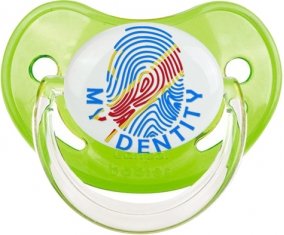 Empreinte My Identity République Démocratique du Congo Sucette Physiologique Vert classique