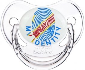 Empreinte My Identity République Démocratique du Congo Sucette Physiologique Transparent classique