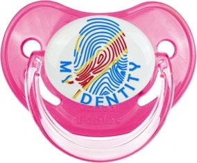 Empreinte My Identity République Démocratique du Congo Sucette Physiologique Rose classique