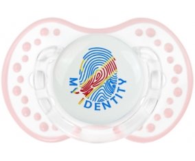 Empreinte My Identity République Démocratique du Congo Sucette LOVI Dynamic Retro-blanc-rose-tendre classique