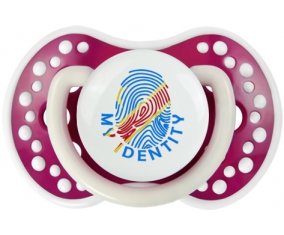 Empreinte My Identity République Démocratique du Congo Sucette LOVI Dynamic Fuchsia phosphorescente