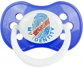 Empreinte My Identity République Démocratique du Congo Tétine Anatomique Bleu classique