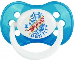 Empreinte My Identity République Démocratique du Congo Tétine Anatomique Cyan classique