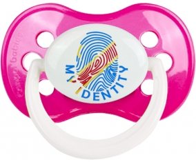 Empreinte My Identity République Démocratique du Congo Tétine Anatomique Rose foncé classique