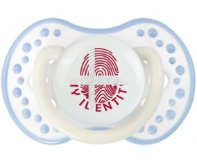 Empreinte My Identity Danemark Sucette LOVI Dynamic Blanc-cyan classique