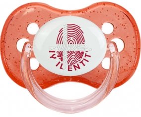 Empreinte My Identity Danemark Tétine Cerise Rouge à paillette