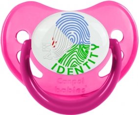 Empreinte My Identity Djibouti Tétine Physiologique Rose phosphorescente
