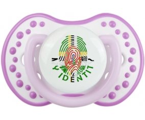 Empreinte My Identity Dominique Tétine LOVI Dynamic Blanc-mauve classique