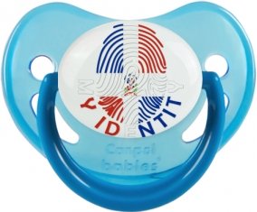 Empreinte My Identity République Dominicaine Sucette Physiologique Bleue phosphorescente
