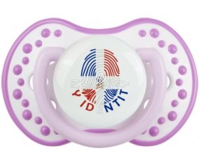 Empreinte My Identity République Dominicaine Sucette LOVI Dynamic Blanc-mauve classique
