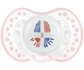 Empreinte My Identity République Dominicaine Sucette LOVI Dynamic Retro-blanc-rose-tendre classique