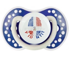 Empreinte My Identity République Dominicaine Sucette LOVI Dynamic Bleu-marine phosphorescente