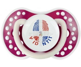 Empreinte My Identity République Dominicaine Sucette LOVI Dynamic Fuchsia phosphorescente