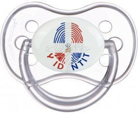 Empreinte My Identity République Dominicaine Tétine Anatomique Transparente classique