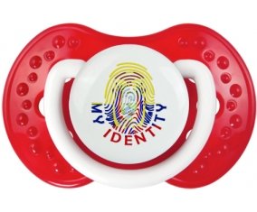 Empreinte My Identity Equateur Sucette LOVI Dynamic Blanc-rouge classique