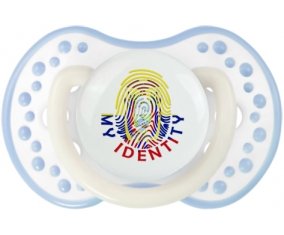 Empreinte My Identity Equateur Sucette LOVI Dynamic Blanc-cyan classique