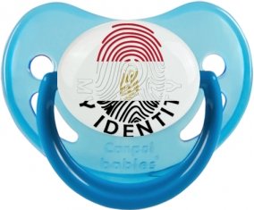 Empreinte My Identity Egypte Tétine Physiologique Bleue phosphorescente