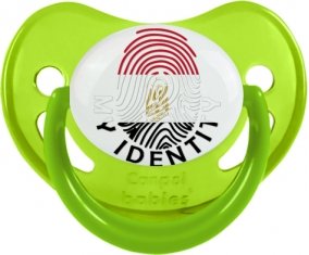 Empreinte My Identity Egypte Tétine Physiologique Vert phosphorescente
