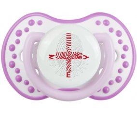 Empreinte My Identity Angleterre Sucette LOVI Dynamic Blanc-mauve classique