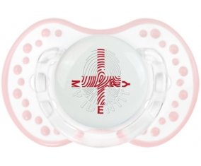 Empreinte My Identity Angleterre Sucette LOVI Dynamic Retro-blanc-rose-tendre classique