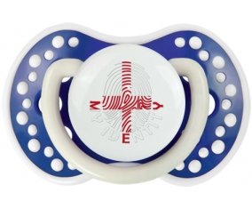 Empreinte My Identity Angleterre Sucette LOVI Dynamic Bleu-marine phosphorescente