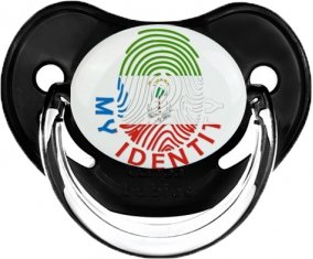 Empreinte My Identity Guinée Équatoriale Sucette Physiologique Noir classique