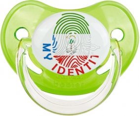 Empreinte My Identity Guinée Équatoriale Sucette Physiologique Vert classique