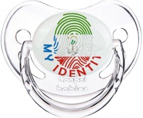 Empreinte My Identity Guinée Équatoriale Sucette Physiologique Transparent classique