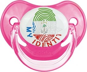 Empreinte My Identity Guinée Équatoriale Sucette Physiologique Rose classique