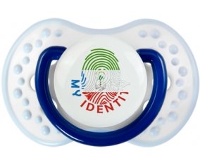 Empreinte My Identity Guinée Équatoriale Sucette LOVI Dynamic Marine-blanc-bleu classique