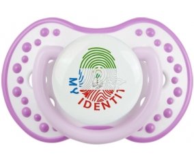 Empreinte My Identity Guinée Équatoriale Sucette LOVI Dynamic Blanc-mauve classique