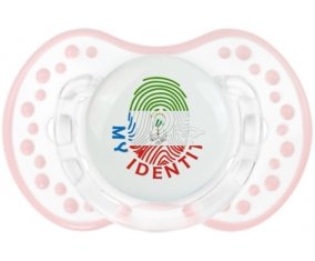 Empreinte My Identity Guinée Équatoriale Sucette LOVI Dynamic Retro-blanc-rose-tendre classique