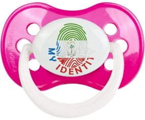 Empreinte My Identity Guinée Équatoriale Sucette Anatomique Rose foncé classique