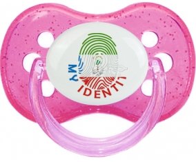 Empreinte My Identity Guinée Équatoriale Tétine Cerise Rose à paillette