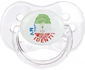 Empreinte My Identity Guinée Équatoriale Tétine Cerise Transparent classique