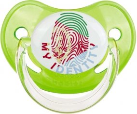Empreinte My Identity Érythrée Tétine Physiologique Vert classique