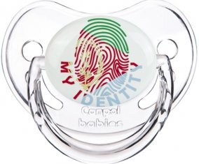 Empreinte My Identity Érythrée Tétine Physiologique Transparent classique