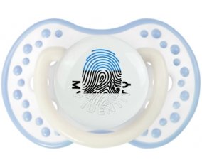 Empreinte My Identity Estonie Tétine LOVI Dynamic Blanc-cyan classique