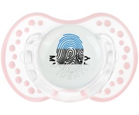 Empreinte My Identity Estonie Tétine LOVI Dynamic Retro-blanc-rose-tendre classique