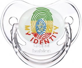 Empreinte My Identity Ethiopie Sucette Physiologique Transparent classique
