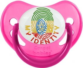 Empreinte My Identity Ethiopie Sucette Physiologique Rose phosphorescente