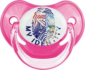 Empreinte My Identity les îles Falkland Sucette Physiologique Rose classique