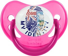 Empreinte My Identity les îles Falkland Sucette Physiologique Rose phosphorescente
