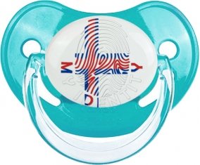 Empreinte My Identity Îles Féroé Tétine Physiologique Bleue classique