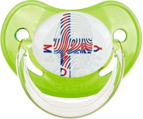Empreinte My Identity Îles Féroé Tétine Physiologique Vert classique