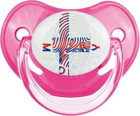 Empreinte My Identity Îles Féroé Tétine Physiologique Rose classique